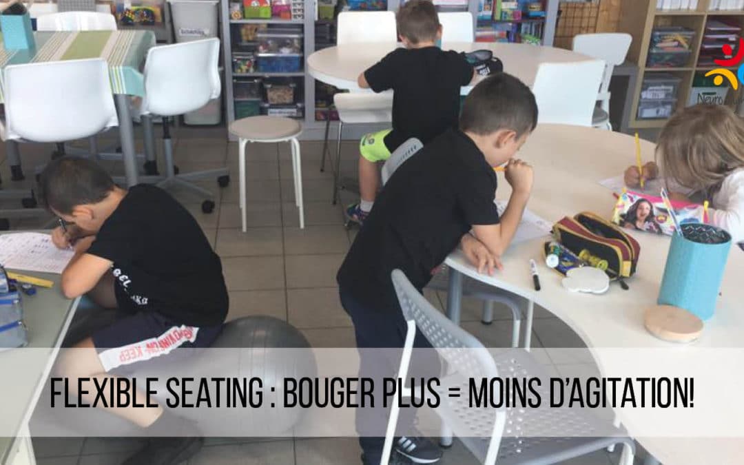«Flexible seating»: Bouger plus = moins d’agitation!