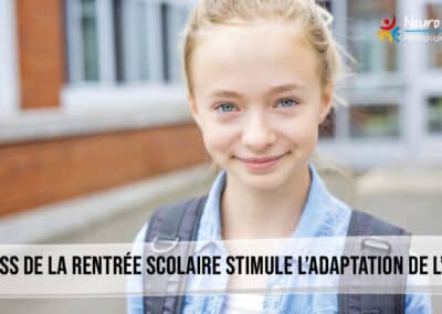 Le stress de la rentrée scolaire stimule l’adaptation de l’enfant